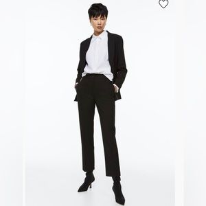 H&M Ankle Slacks Trousers US Women’s Size 6 Black